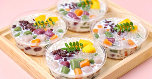 Chè khoai dẻo ngũ sắc ngọt mát mùa hè-1