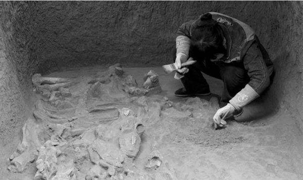 Người bị ép tuẫn táng theo hoàng đế Trung Hoa sống được bao lâu dưới lăng mộ?-2