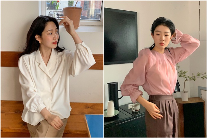 4 kiểu áo blouse sành điệu cho nàng công sở diện Hè-1
