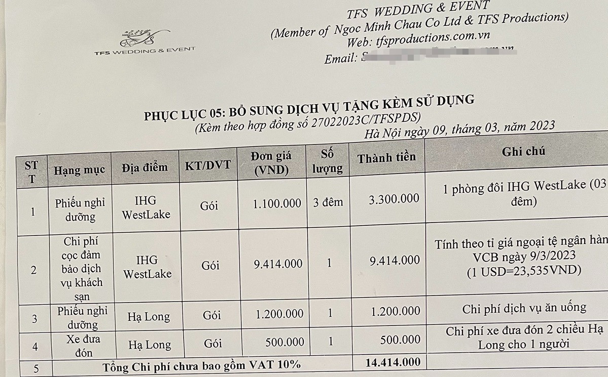 Loạt khách bức xúc, tố nữ giám đốc dịch vụ cưới hỏi ở Hà Nội lừa đảo-1