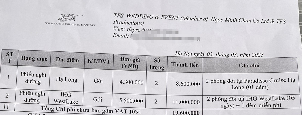 Loạt khách bức xúc, tố nữ giám đốc dịch vụ cưới hỏi ở Hà Nội lừa đảo-2