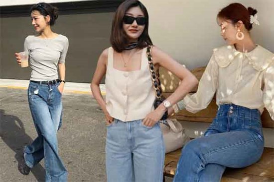 10 cách diện quần jeans đơn giản mà 