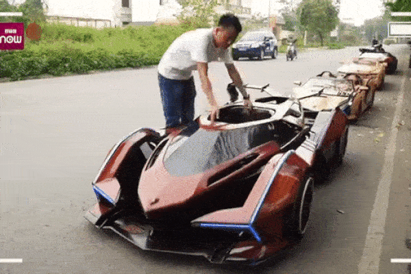 Dàn 'siêu xe' bằng gỗ trị giá tiền tỷ của chàng trai Bắc Ninh