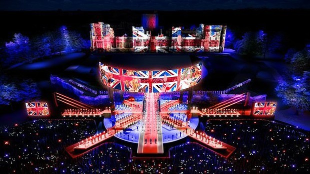 Sân khấu hoành tráng nhất nước Anh mừng Vua Charles đăng cơ-2