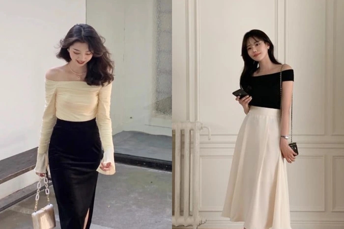 4 kiểu áo thêm ý tưởng sang xịn với chân váy dài-3