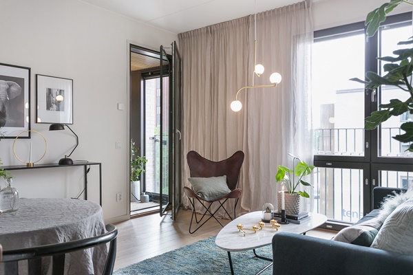 Căn hộ 47m² đẹp như một bức tranh với sắc xanh chủ đạo-5