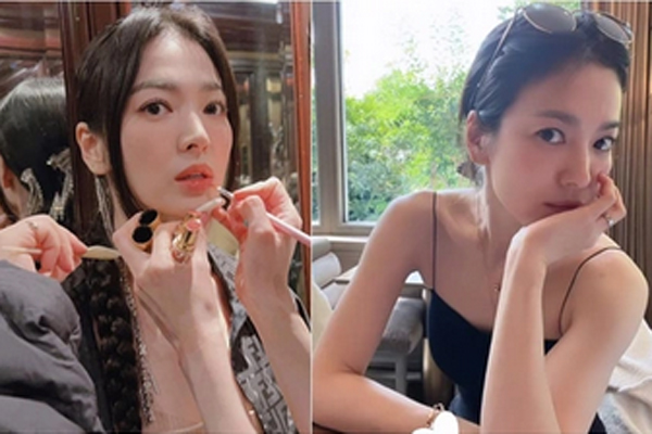 Style diện váy mùa hè trẻ trung của Song Hye Kyo-9