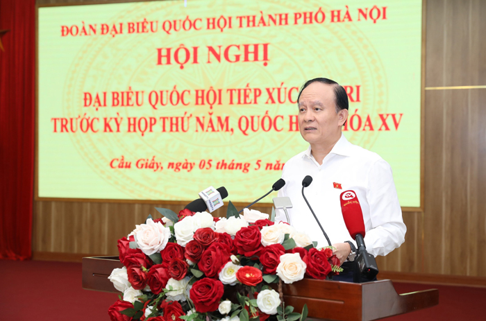Chủ tịch HĐND Thành phố Nguyễn Ngọc Tuấn tiếp xúc cử tri quận Cầu Giấy-1