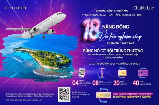 Chubb Life tri ân khách hàng nhân kỷ niệm 18 năm ngày thành lập