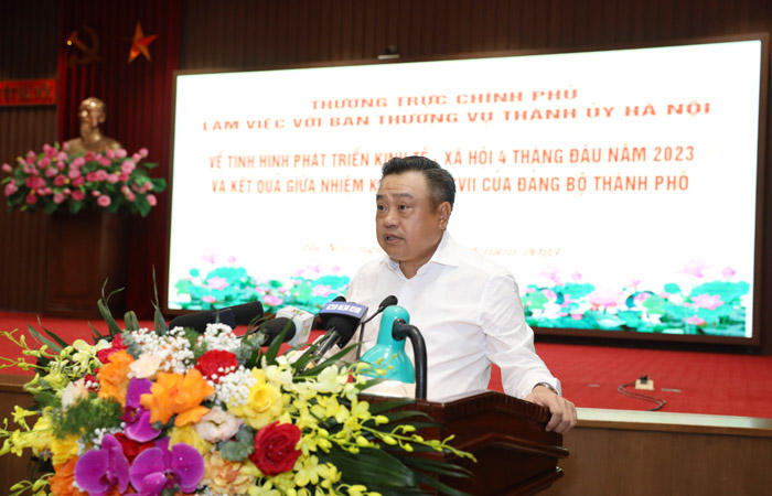 Thủ tướng Chính phủ Phạm Minh Chính làm việc với thành phố Hà Nội-3