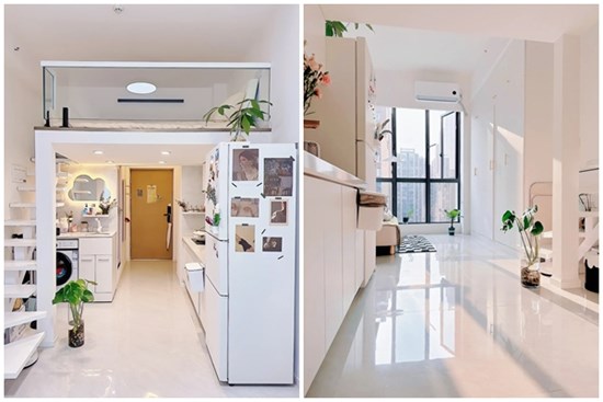 Chỉ rộng 19m² nhưng căn hộ gác xép sở hữu không gian hiện đại và tiện nghi bất ngờ