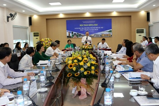 Hội thảo khoa học “Giáo dục địa phương thành phố Hà Nội - Thực trạng và giải pháp”