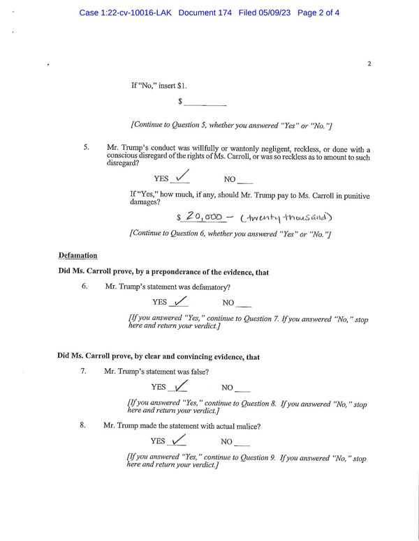 Bồi thẩm đoàn xác định ông Trump lạm dụng tình dục bà Caroll-3