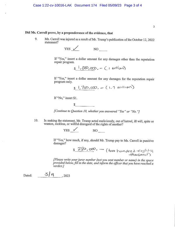Bồi thẩm đoàn xác định ông Trump lạm dụng tình dục bà Caroll-4