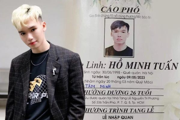 Ca sĩ Hồ Minh Tuấn mất ở tuổi 25 do đột quỵ trên cầu ở quận 7-3