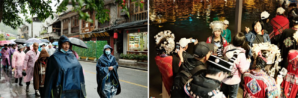 Cảnh trái ngược ở Phượng Hoàng cổ trấn-4