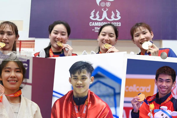 Cô gái Campuchia gây chú ý tại SEA Games 32-8