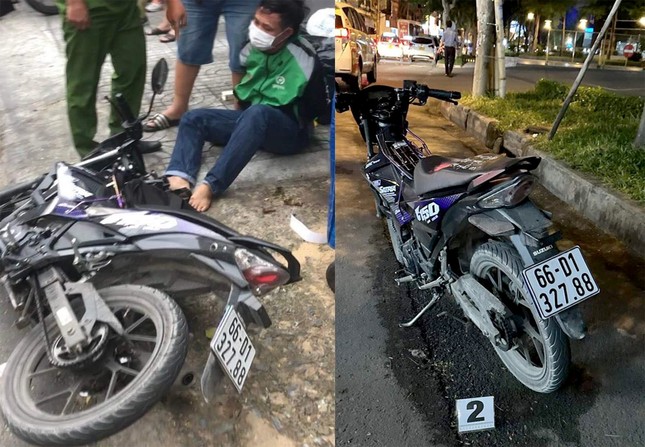 Lời kể của trung úy công an bị nghi can trộm xe máy xịt hơi cay ở TPHCM-2