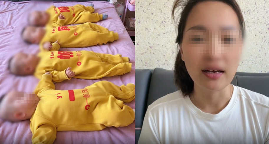 Vừa sinh 4 năm ngoái, 9 tháng sau lại mang thai 4, người mẹ quyết định bất ngờ-1