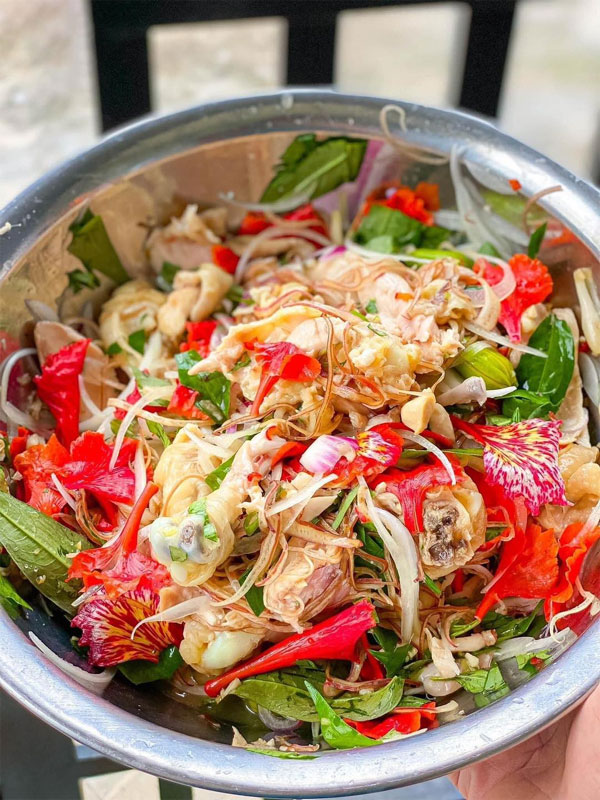 Cách làm gỏi gà hoa phượng, sau măng cụt, loại hoa này có thể cũng gặp hạn tam tai-4