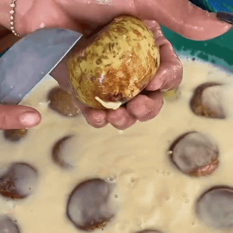 Thêm một cách gọt măng cụt xanh nhanh gọn không bị đen tay-3