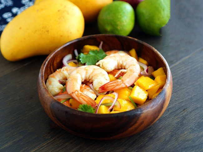 Hướng dẫn làm gỏi tôm xoài kiểu Thái chuẩn vị chua cay ngon khó cưỡng-7