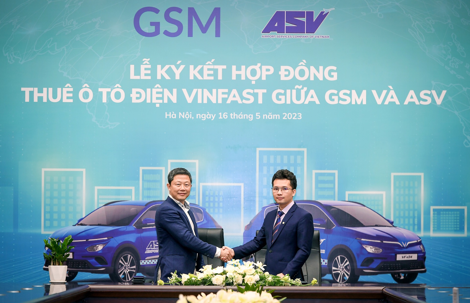 ASV Airports Taxi thuê 500 ô tô điện VinFast-1