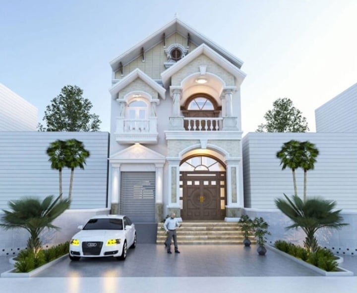 10 mẫu nhà 1 trệt 1 lầu đơn giản, đẹp mắt-1