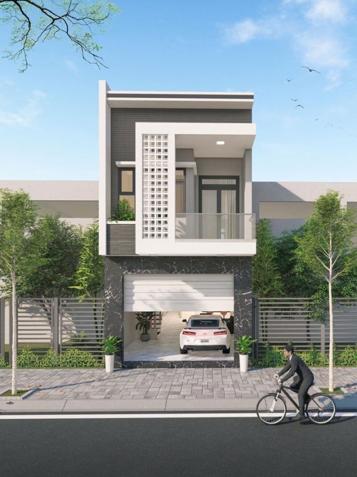 10 mẫu nhà 1 trệt 1 lầu đơn giản, đẹp mắt-7