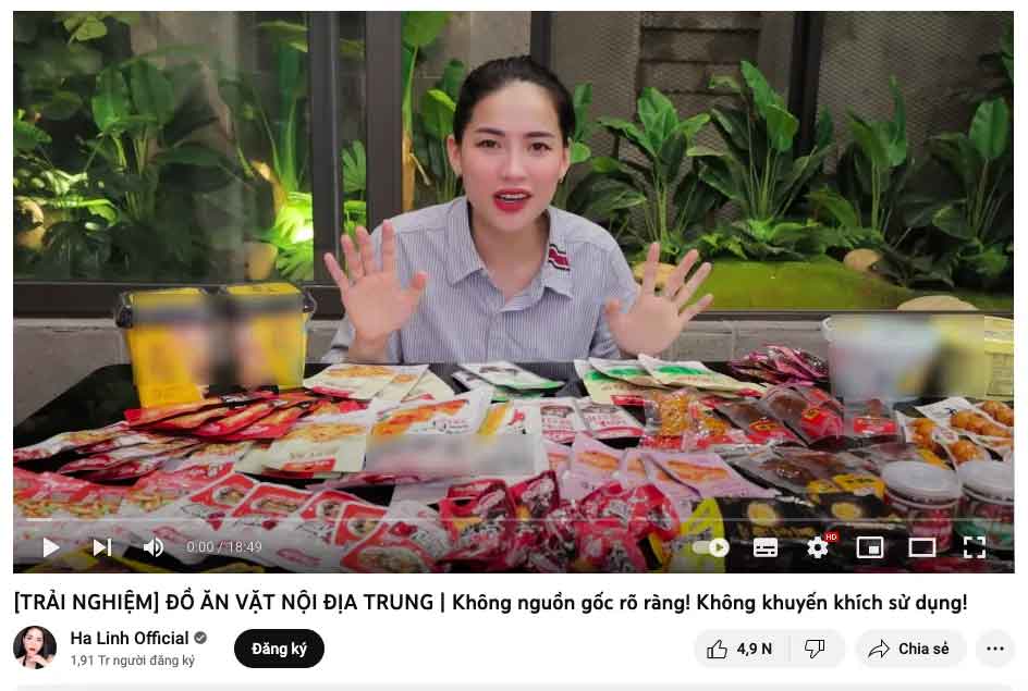 Võ Hà Linh vướng tranh cãi đăng tải video sử dụng đồ không rõ nguồn gốc trên Youtube-1
