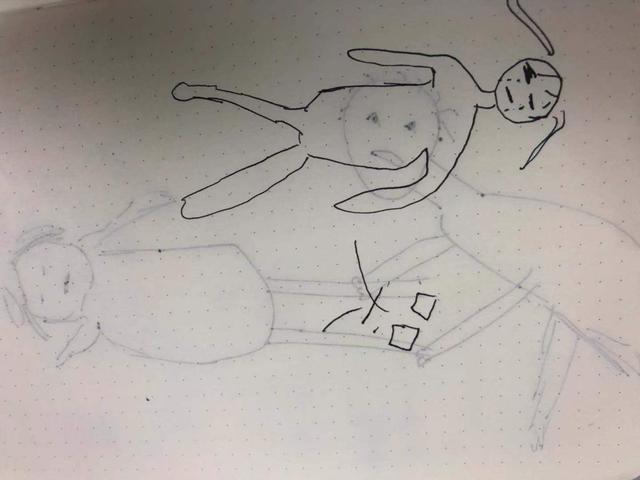 Con gái 3 tuổi đột nhiên thích nhốt mình trong phòng, mẹ xem tranh con vẽ lập tức gọi cảnh sát bắt giáo viên-3