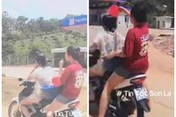 Hai nữ sinh ở Sơn La vừa lái xe vừa “tắm” cho nhau bị phạt