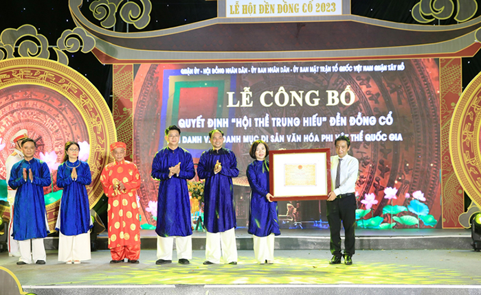 Hội thề Trung hiếu đền Đồng Cổ trở thành Di sản văn hóa phi vật thể quốc gia-3
