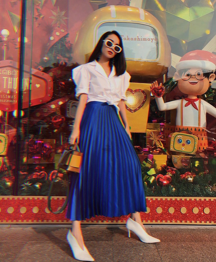 Sao Việt biến hóa trẻ trung và thanh lịch với chân váy xếp ly-8