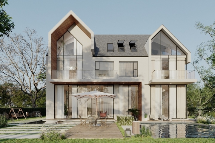 Những mẫu biệt thự sân vườn đẹp xuất sắc-3