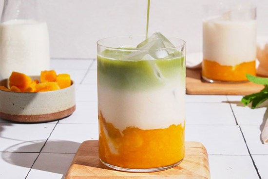 Cách làm nước xoài matcha giải nhiệt ngày nóng