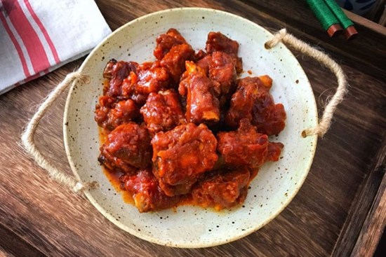 Cơm nhà thêm ngon với món sườn sốt cà chua