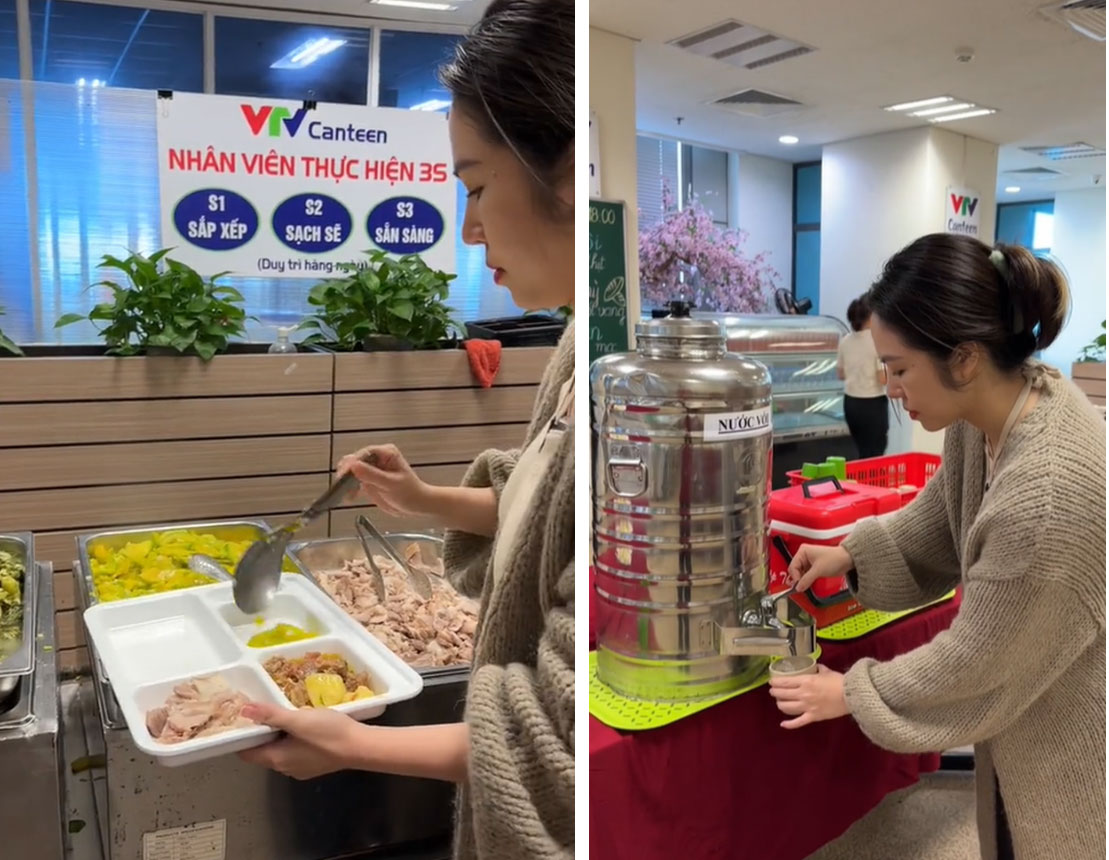 Đột nhập” căng tin VTV: Bữa trưa buffet, chọn món thoải mái chỉ 40k-2