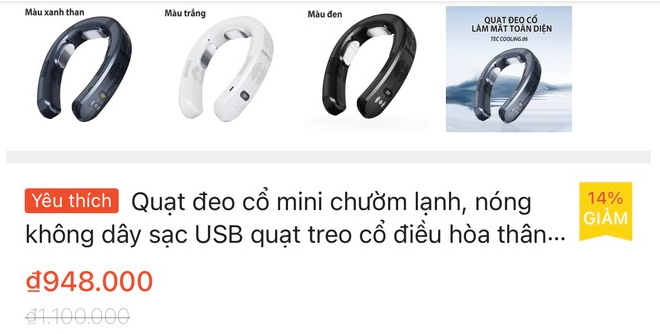 Hà Nội: Rộ mốt mua quạt mini đeo cổ chống nóng-3