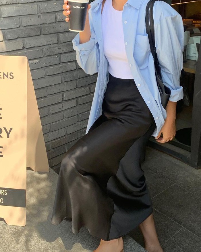 Học các blogger Hàn cách phối đồ layer xinh xắn giữa mùa hè-2