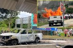 Tài xế tử vong trong ô tô bán tải bốc cháy ở Lâm Đồng là do tự tử-3