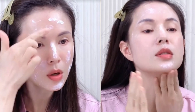Cách bôi kem chống nắng giúp Lý Nhược Đồng U60 vẫn trẻ đẹp-1