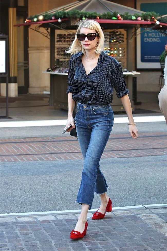 Emma Roberts gợi ý 10 cách diện áo trẻ trung cho những ngày trời nóng-8