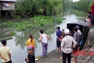 Vụ 3 chị em đuối nước ở Đồng Tháp: Mẹ đau đớn tìm vớt thi thể 3 con nhỏ