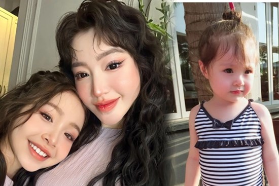 Cadie Mộc Trà nhà Elly Trần từ 3 tháng tuổi đã được mẹ 'rèn' môn thể thao này