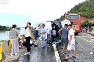Hai xe khách đâm nhau trên tuyến cao tốc La Sơn -Hòa Liên, nhiều người bị thương