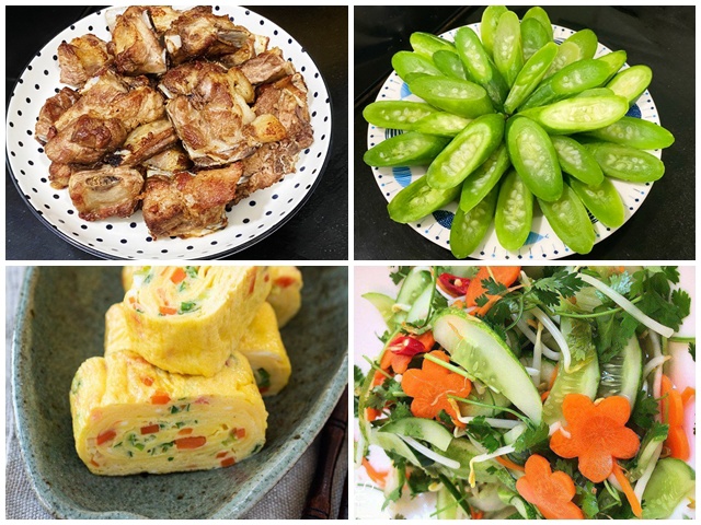 Bữa chiều đơn giản nhưng cân bằng hương vị, món phụ thanh mát làm cả nhà ai cũng thích-1