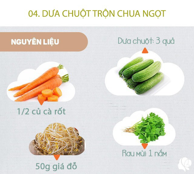 Bữa chiều đơn giản nhưng cân bằng hương vị, món phụ thanh mát làm cả nhà ai cũng thích-8
