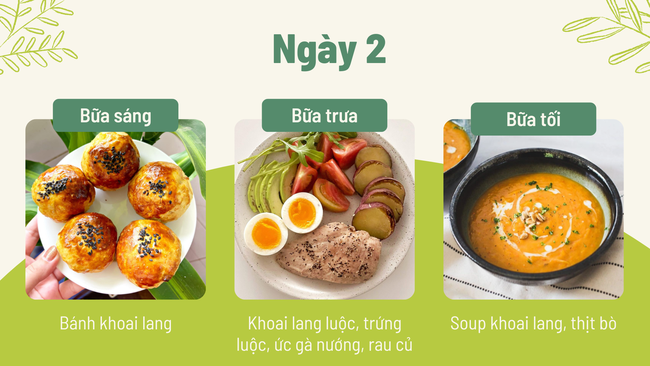 Thực đơn giảm cân cấp tốc trong 5 ngày với trứng và khoai lang, đủ chất mà vẫn đảm bảo hiệu quả-2