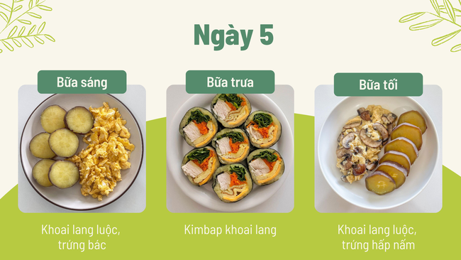 Thực đơn giảm cân cấp tốc trong 5 ngày với trứng và khoai lang, đủ chất mà vẫn đảm bảo hiệu quả-5